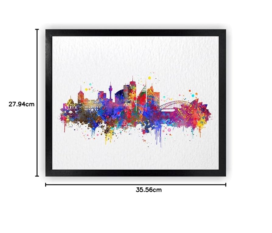 オーストラリア　シドニー風景　絵画　水彩画　原画 Amazon.co.jp: オーストラリア シドニー風景 絵画 水彩画 原画